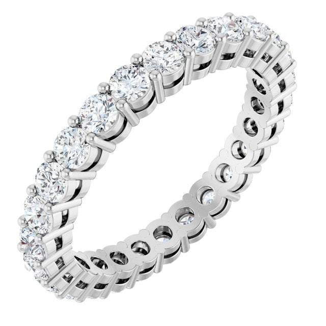 1 1/2 CTW Natural Diamond Eternity Band, 2.7 mm