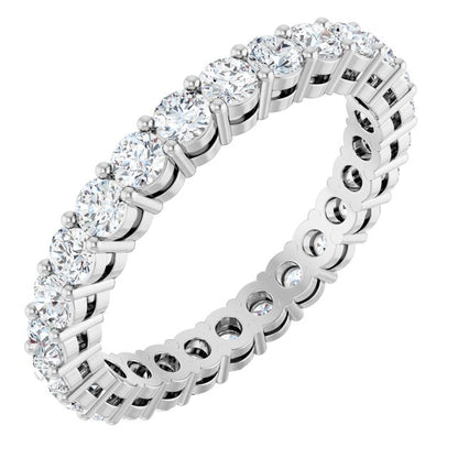 1 1/2 CTW Natural Diamond Eternity Band, 2.7 mm