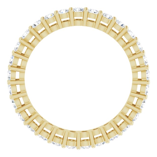 7/8 CTW Natural Diamond Eternity Band, 2.2 mm, Shared-Prong