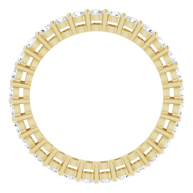 7/8 CTW Natural Diamond Eternity Band, 2.2 mm, Shared-Prong