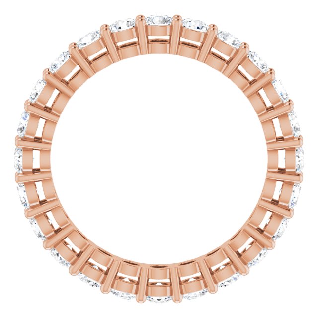 1 3/8 CTW Natural Diamond Eternity Band, 2.7 mm, Shared-Prong