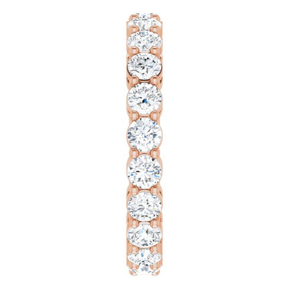 1 5/8 CTW Natural Diamond Eternity Band, 2.95 mm