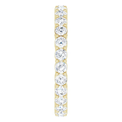 1 1/2 CTW Natural Diamond Eternity Band, 2.7 mm
