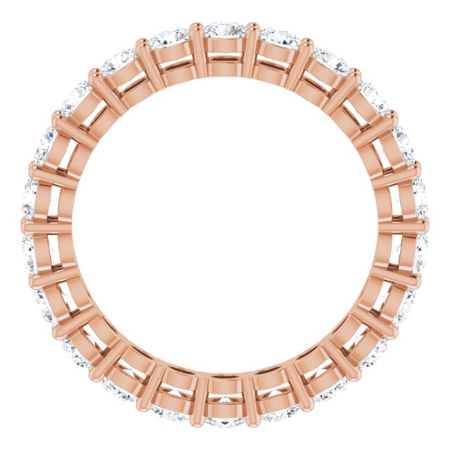 1 3/4 CTW Natural Diamond Eternity Band, 2.95 mm, Shared-Prong