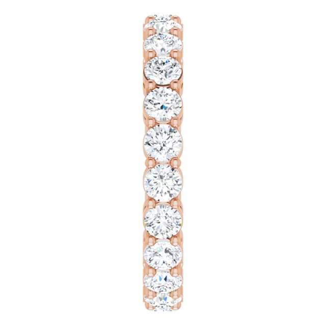 1 3/4 CTW Natural Diamond Eternity Band, 2.95 mm, Shared-Prong