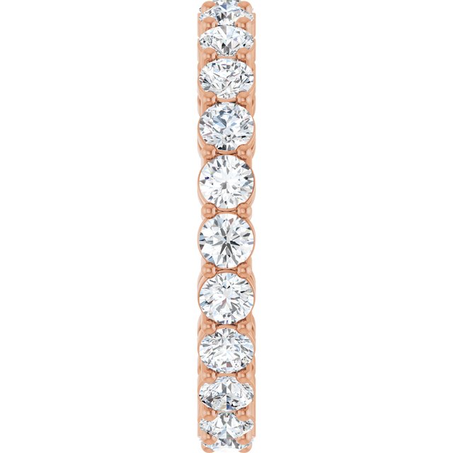 1 7/8 CTW Natural Diamond Eternity Band, 2.95 mm