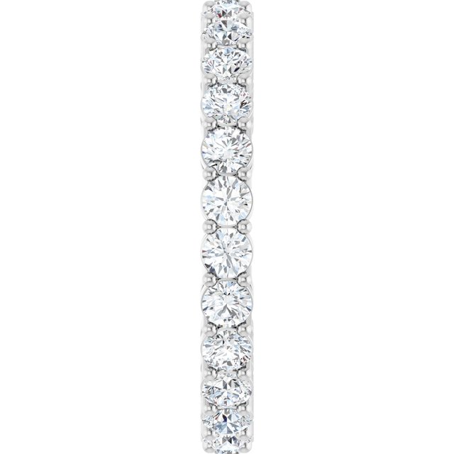1 1/2 CTW Natural Diamond Eternity Band, 2.7 mm