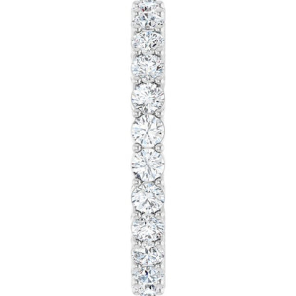 1 1/2 CTW Natural Diamond Eternity Band, 2.7 mm