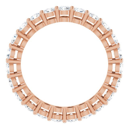1 3/8 CTW Natural Diamond Eternity Band, 2.7 mm, Shared-Prong