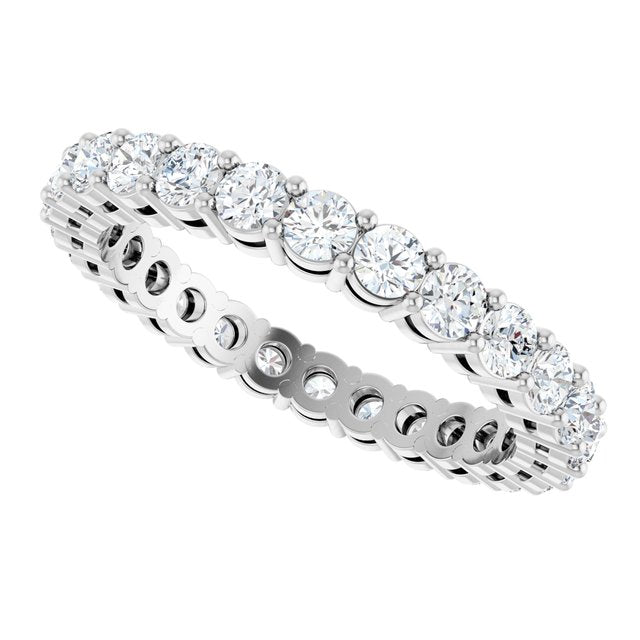 1 1/2 CTW Natural Diamond Eternity Band, 2.7 mm