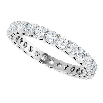 1 1/2 CTW Natural Diamond Eternity Band, 2.7 mm
