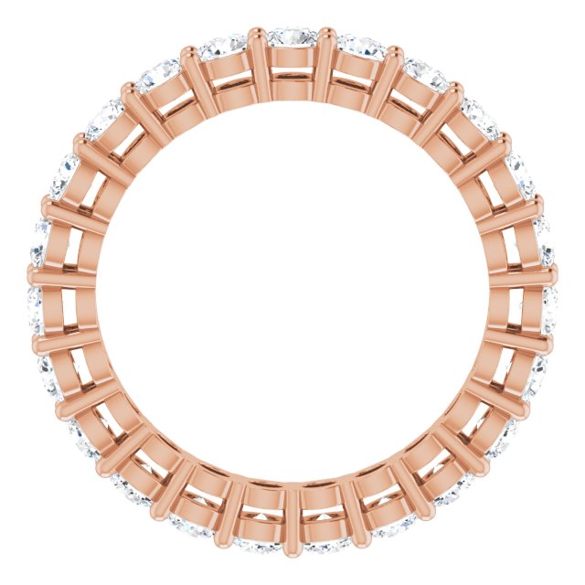 1 3/8 CTW Natural Diamond Eternity Band, 2.7 mm, Shared-Prong