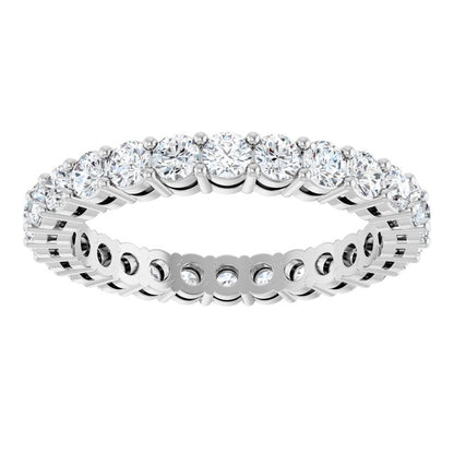 1 1/2 CTW Natural Diamond Eternity Band, 2.7 mm