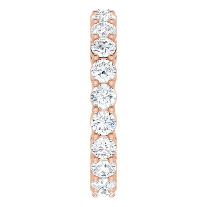 1 5/8 CTW Natural Diamond Eternity Band, 2.95 mm