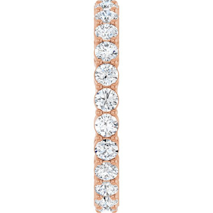 1 1/2 CTW Natural Diamond Eternity Band, 2.7 mm