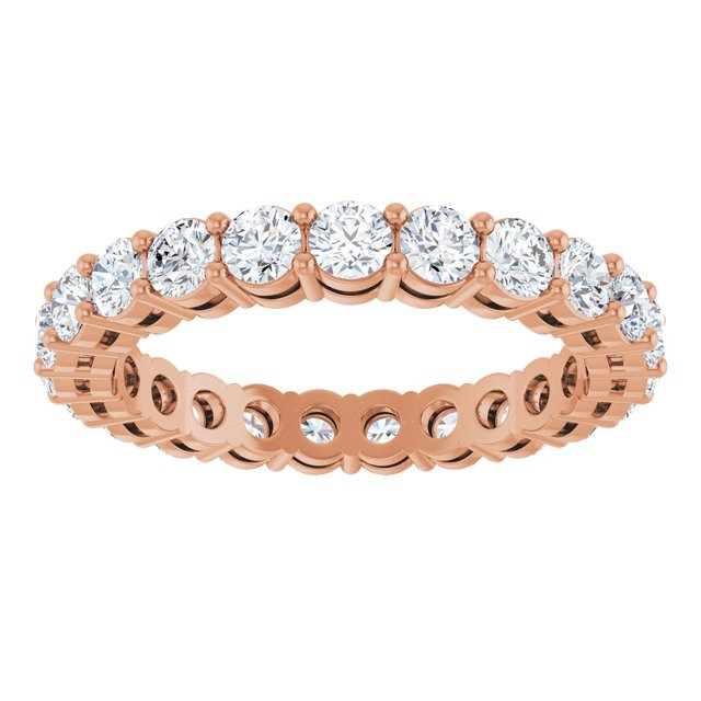 1 7/8 CTW Natural Diamond Eternity Band, 2.95 mm