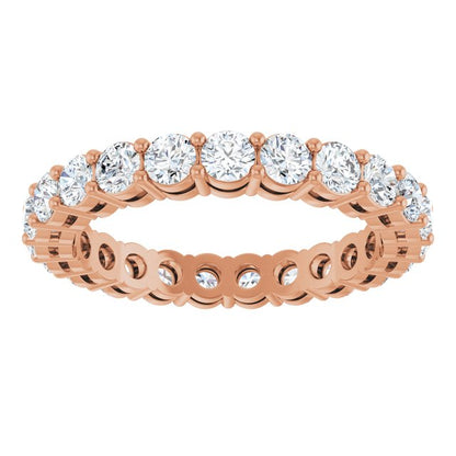 1 7/8 CTW Natural Diamond Eternity Band, 2.95 mm