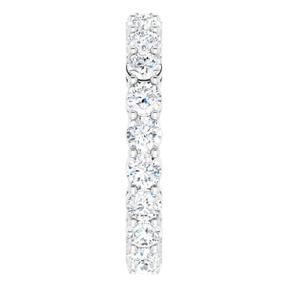 2 1/8 CTW Natural Diamond Eternity Band, 3.2 mm