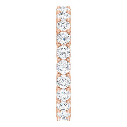 1 7/8 CTW Natural Diamond Eternity Band, 2.95 mm