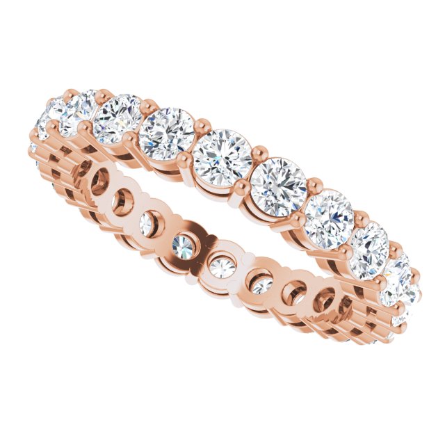 1 3/4 CTW Natural Diamond Eternity Band, 2.95 mm, Shared-Prong