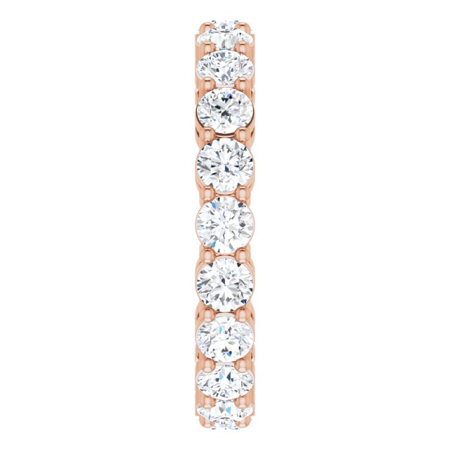 2 CTW Natural Diamond Eternity Band, 3.2 mm