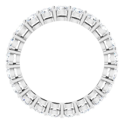 2 1/8 CTW Natural Diamond Eternity Band, 3.2 mm