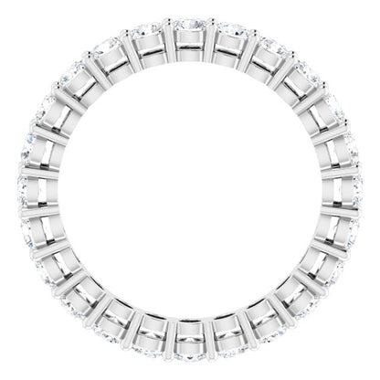 1 7/8 CTW Natural Diamond Eternity Band, 2.95 mm