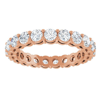 2 1/8 CTW Natural Diamond Eternity Band, 3.2 mm