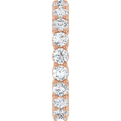 2 1/8 CTW Natural Diamond Eternity Band, 3.2 mm