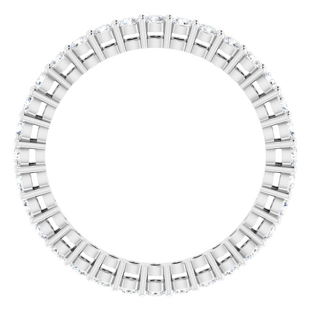 1 CTW Natural Diamond Eternity Band, 2.2 mm
