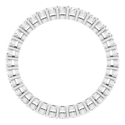 1 CTW Natural Diamond Eternity Band, 2.2 mm
