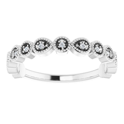 .07 CTW Natural Diamond Anniversary Band, 3.2 mm