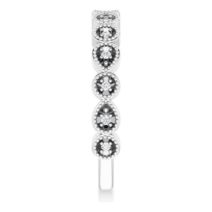 .07 CTW Natural Diamond Anniversary Band, 3.2 mm