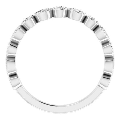 .07 CTW Natural Diamond Anniversary Band, 3.2 mm