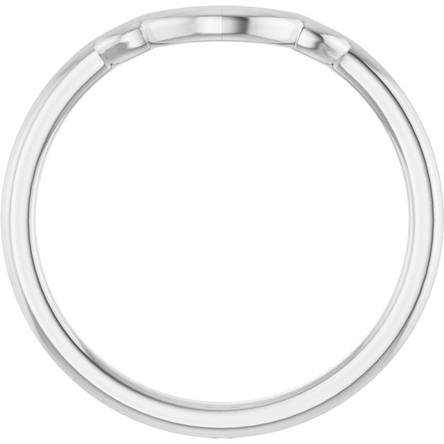 Matching Band, 1.5 mm, Three-Stone Halo-Style Engagement