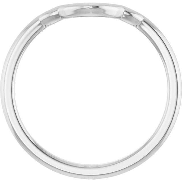 Matching Band, 1.5 mm, Three-Stone Halo-Style Engagement