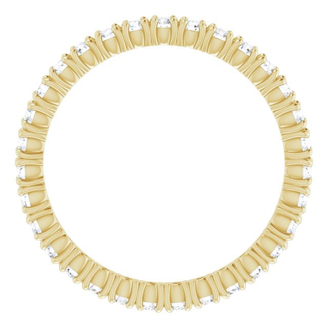 5/8 CTW Natural Diamond Eternity Band, 1.9 mm