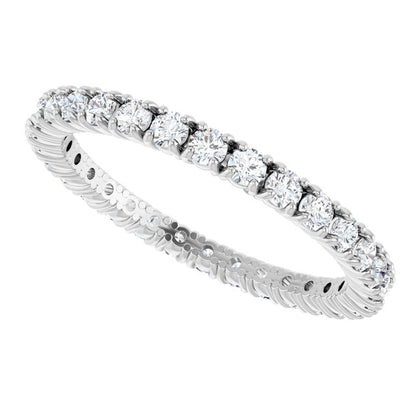7/8 CTW Lab-Grown Diamond Eternity Band, 2.3 mm