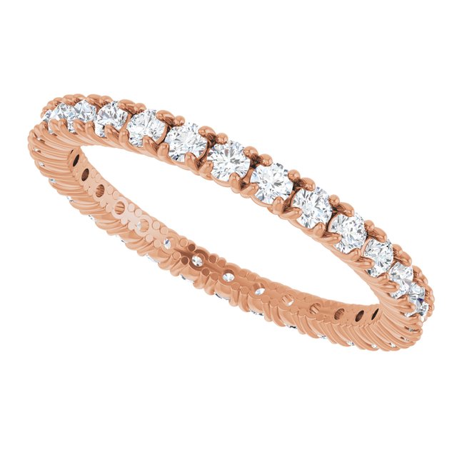 3/4 CTW Lab-Grown Diamond Eternity Band, 2.4 mm