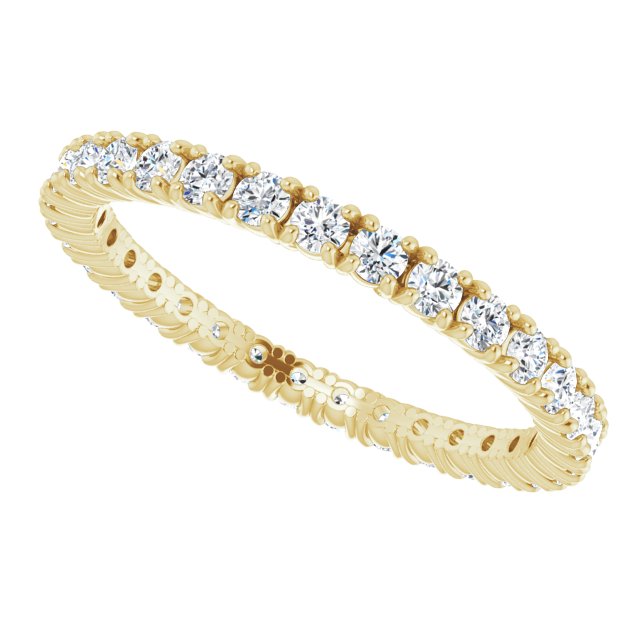 5/8 CTW Natural Diamond Eternity Band, 1.9 mm