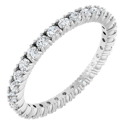 3/4 CTW Lab-Grown Diamond Eternity Band, 2.3 mm