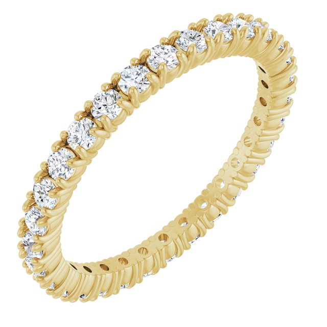 3/4 CTW Lab-Grown Diamond Eternity Band, 2.3 mm