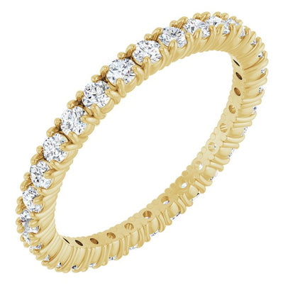 3/4 CTW Lab-Grown Diamond Eternity Band, 2.3 mm