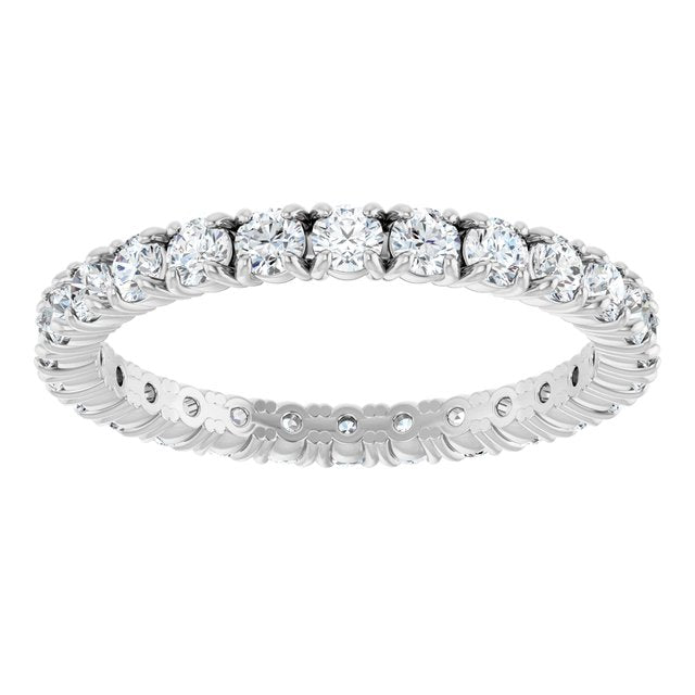 Platinum 7/8 CTW Natural Diamond Eternity Band