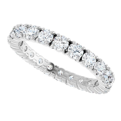 1 1/3 CTW Natural Diamond Eternity Band, 2.55 mm