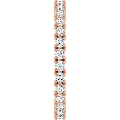 7/8 CTW Lab-Grown Diamond Eternity Band, 2.3 mm