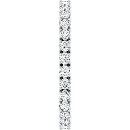 3/4 CTW Lab-Grown Diamond Eternity Band, 2.4 mm