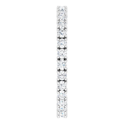 3/4 CTW Natural Diamond Eternity Band, 2.1 mm