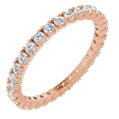 5/8 CTW Natural Diamond Eternity Band, 1.9 mm