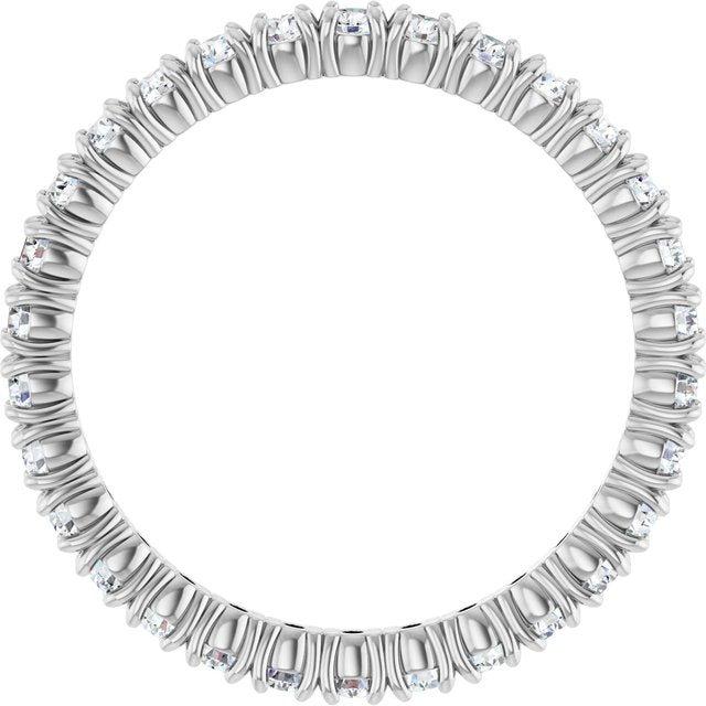 7/8 CTW Lab-Grown Diamond Eternity Band, 2.3 mm